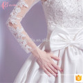 Voguish Long Sleeve A Line Appliqued New Style Lace Wedding Dress